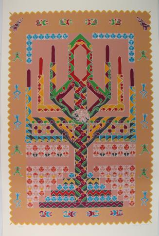 Encantación, from the "National Chicano Screenprint Taller 1988-89" portfolio
